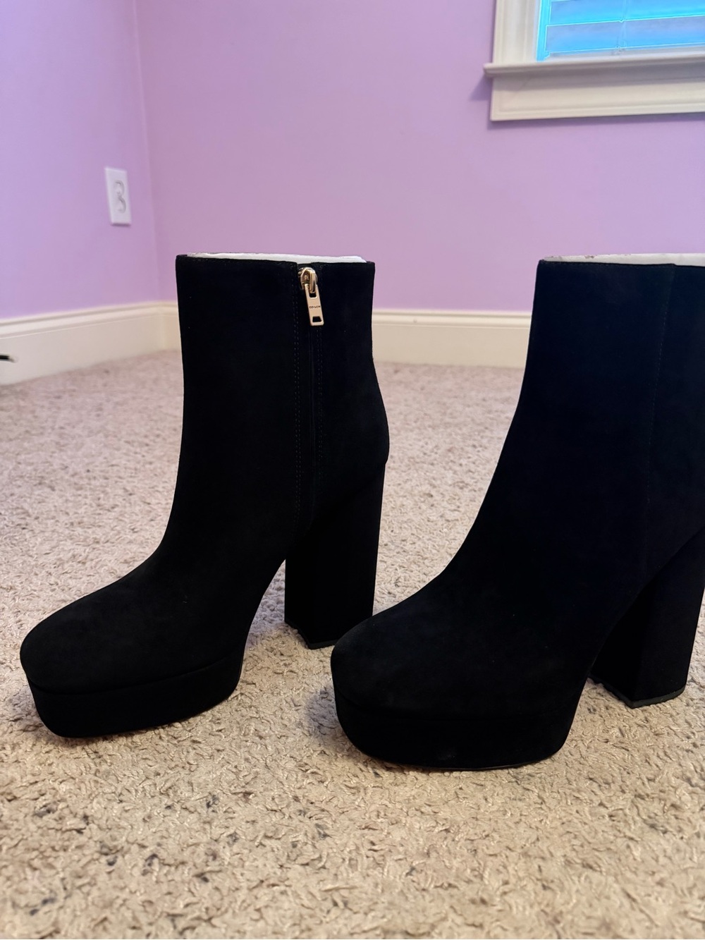 Coach Black Platform Ankle Boots - Women's Fashion Booties